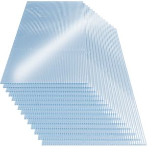 14x Polycarbonaat Platen - UV-Bestendig 60,5x121cm 10,25m² - Transparant