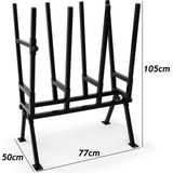 Deuba Stalen zaagbok in hoogte verstelbaar met vergrendelbeugel