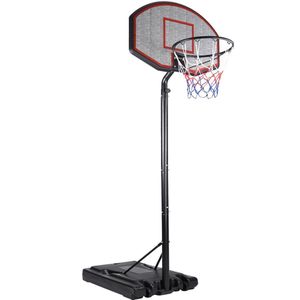 Mobiele basketbalring met verstelbare mand