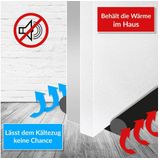 Deuren Tochtstoppers – Deur tochtstopper – 92 cm lang – (set van 3)