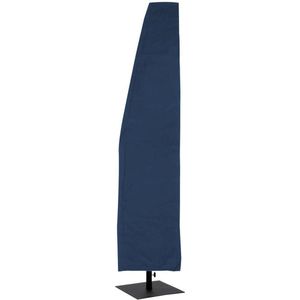 Zweefparasolhoes, blauw, parasolhoes, voor parasol Ø 3,5m, parasolbeschermhoes, parasolcover, afdekhoes