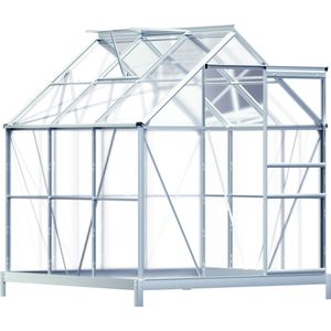 Gardebruk Aluminium Tuinkas 3,6m² - met Dakraam Schuifdeur - 190x190cm