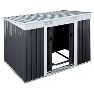 Metalen tuinbergingen - tuinhuis - tuin