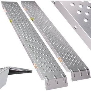 2 MONZANA Oprijplaten – Antislip Geperforeerd Staal - Tot 400kg