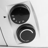 Monzana Elektrische Kachel - LED Vlam effect 2 Standen – Wit