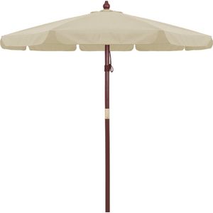 Kingsleeve Parasol 330cm – UV Bescherming 80+ Waterafstond - Crème