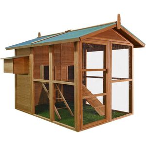 Hühnerstall Kleintierhaus 191x151x148cm