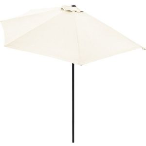 Kingsleeve Parasol Halfrond - Ø 2,7m - Beige - UV 50+ Bescherming - Waterafstotend
