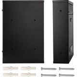 Monzana Brievenbus zwart 32x22x9cm