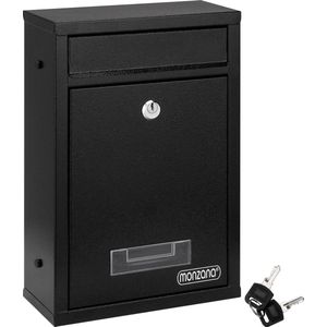 Monzana Brievenbus zwart 32x22x9cm