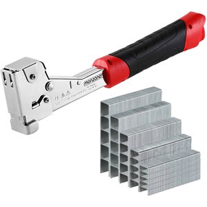 Monzana Handtacker - Nietpistool - RVS incl. 500 Nietjes