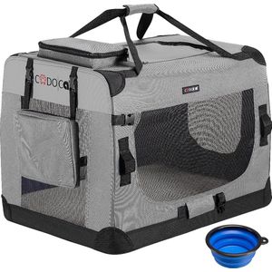 Hundebox Grau L 70x52x50cm