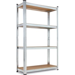 Monzana - Stellingkast - Garage Opslag - Metalen - 700 kg Capaciteit - 4 Niveaus