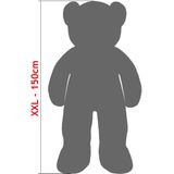 Teddybeer met hart - teddybeer met I love you - Knuffel beer 150 cm