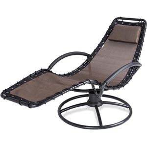 Relax Lounger Eve Mocha met schommelfunctie