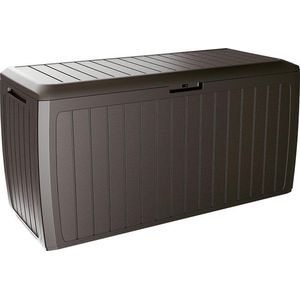 Casaria Opbergbox - Deksel Wielen 290L 117x47x60cm - Bruin