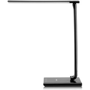 Monzana LED Bureaulamp USB Laadfunctie Kleurwarmtes Instelbaar Dimbaar Zwart