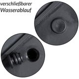 Blumenkasten Acapulco 2er-Set Schwarz 36x36x40cm