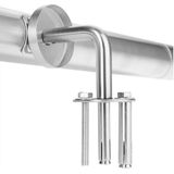 Monzana Trapleuning - RVS 4,2x50cm - Zilver