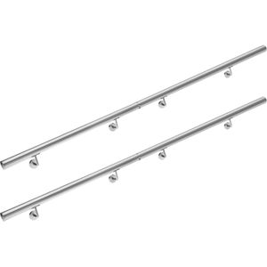 Monzana Trapleuning - RVS 4,2x400cm - Zilver