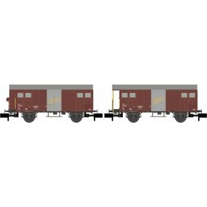 Hobbytrain H24251 N set van 2 gesloten goederenwagens K3 van de SBB