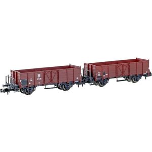 Hobbytrain - H24351 - 2-delige Set Open Goederenwagons - M6 - SBB