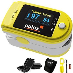 Pulsoximeter PULOX PO-200 met OLED-display * Kleur: geel * PZN:3314928