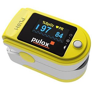 Pulox - PO-200 - Pulsoxymeter - Zwart - Met Accessoires voor Hartslag en SpO2 Meting