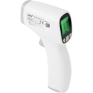 Pulox JPD-FR202 infrarood koortsthermometer - Voorhoofd- en oppervlaktemeting bij baby's en volwassenen - LCD-display, koortsalarm en geheugenherinnering