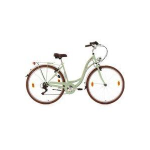 Ks Cycling Fiets Citybike 6 versnellingen damesfiets Eden 28 inch groen - 48 cm