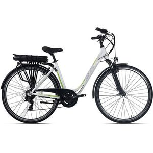 Adore Fiets (elektrisch) E-Bike Damesfiets 28"" Adore Versailles wit-groen - 48