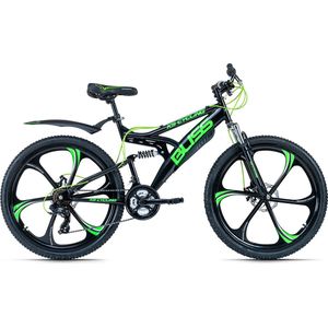 KS Cycling - Bliss - Mountainbike - Zwart - Magnesium-Aluminium Wielen - 21 Versnellingen
