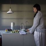 Quooker kokendwaterkraan nordic round single tap chroom