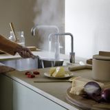 Quooker Nordic Square Single Tap Kokendwaterkraan met PRO3-VAQ Reservoir 3NSRV - RVS