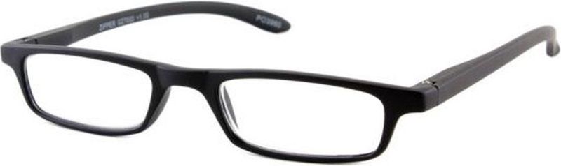 I Need You - Zipper - Leesbril - Mat Zwart - Inclusief Etui