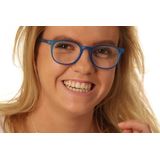 Bril - Retro - Kunststof - Unisex - Inclusief Etui