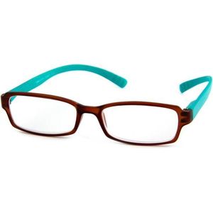 I NEED YOU Hangover Lunettes de lecture Dioptrie +2,50 Marron/turquoise