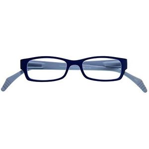 Leesbril HANGOVER Selection, blauw-lichtblauw, +2.00 dpt.: leesbril met veertechniek en etui, dikte: +2.00 dpt. (in andere kleuren/diktes verkrijgbaar)