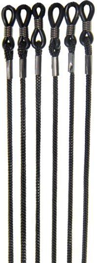 Brillenkoordjes - Set van 12 - 6 Kleuren - Dikte 1,2 mm - Lengte 70 cm