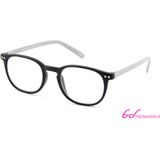 Retrobril - Zwart - Kunststof - Verkrijgbaar in verschillende leessterktes