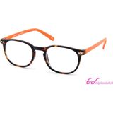 Retrobril - Zwart - Kunststof - Veerscharnieren