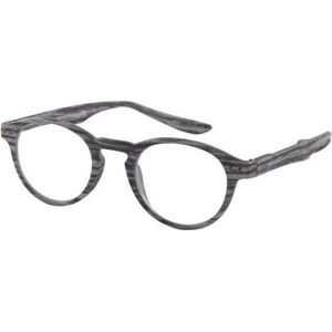 I Need You Leesbril Hangover Panto - Dioptrie: +2,50 zwart-grijs