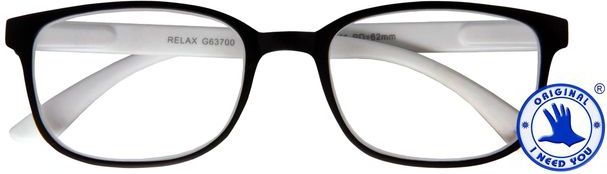 I NEED YOU - Leesbril - Zwart-wit - Vergrotingsfactor +1.50