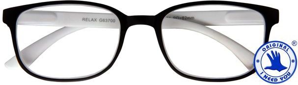 Bril - Zwart-Wit - Relax-Lens