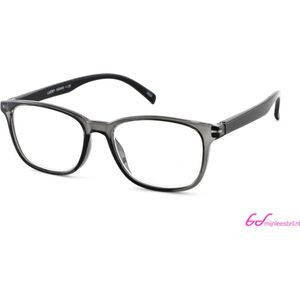 Leesbril i need you +1.00dpt lucky grijs-zwart