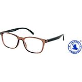 I Need You - Lucky - Leesbril - Bruin-Zwart - Kunststof - +2.50