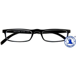 Leesbril I Need You Half-line +1.50 dpt zwart