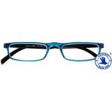 I Need You HALF-LINE, G31200, kunststof bril met veertechniek, blauw-zwart, 1.5 dioptrie