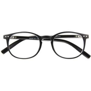 I NEED YOU JUNIOR New, G66600, panto-kunststofbril, metalen veerscharnier, zwart, +1,5 dioptrie