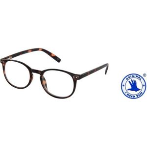 I NEED YOU Junior New, G66700, havanna, Panto-kunststof bril, metalen veerscharnier, havanna, +1 dioptrie